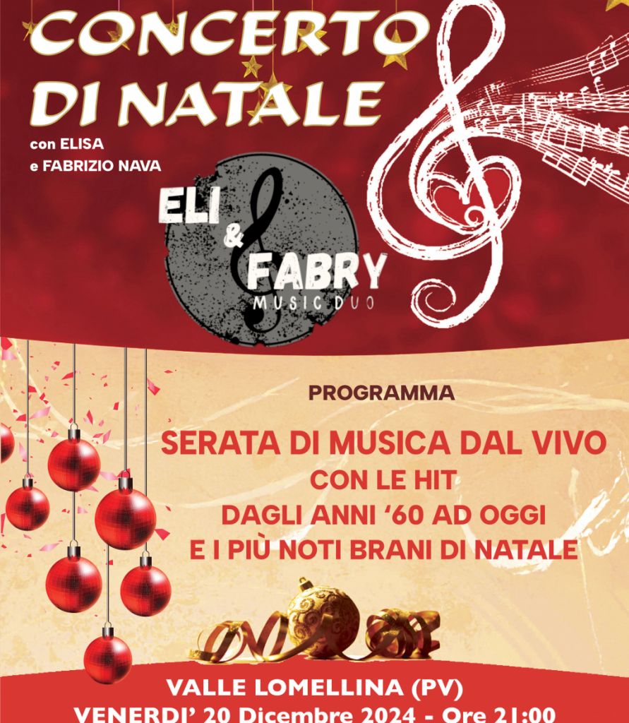 “Concerto di Natale - ELI & FABRY music duo”